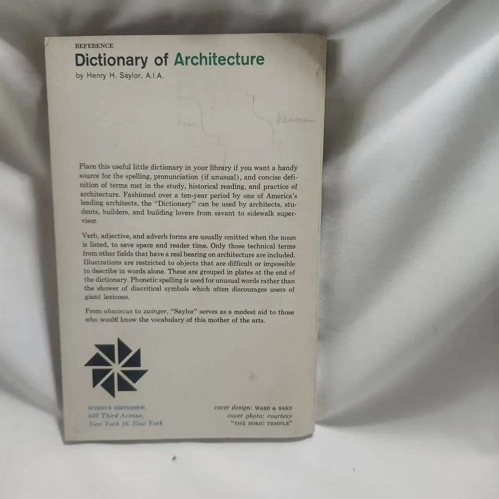 4 Vintage Architecture Books American Building Architectural Construction SH